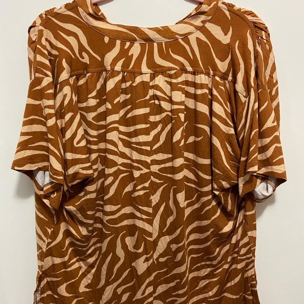 Maeve By Anthropologie NWT Cedar Windham Tunic Size Large - Picture 2 of 7